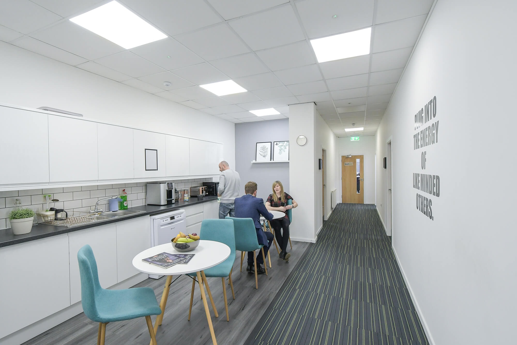 The stocked kitchen at Hope Park Rooley Lane Bradford